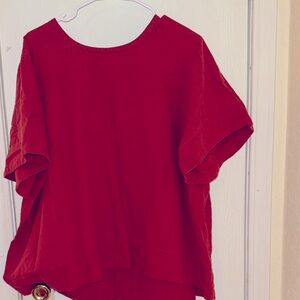 Rafaella Vibrant Red Blouse